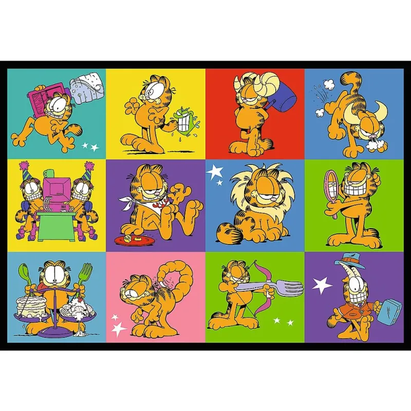 TREFL GARFIELD puzzle set, 4x250 pcs