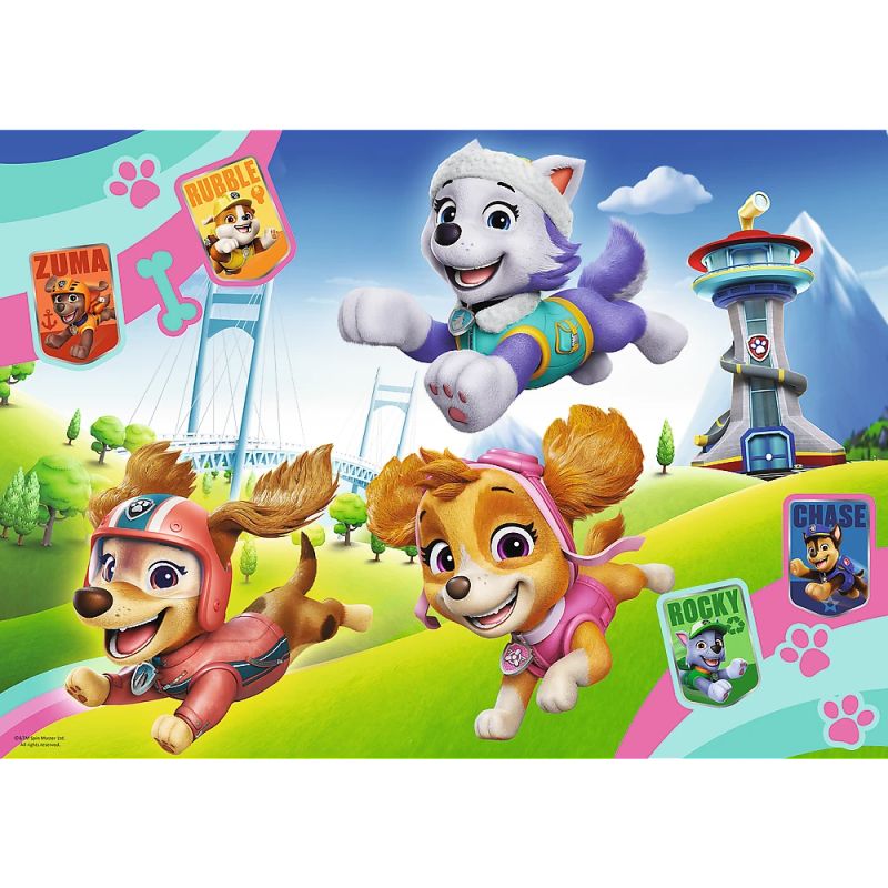 TREFL PAW PATROL Sädelev Pusle Käpapatrull, 100 osa