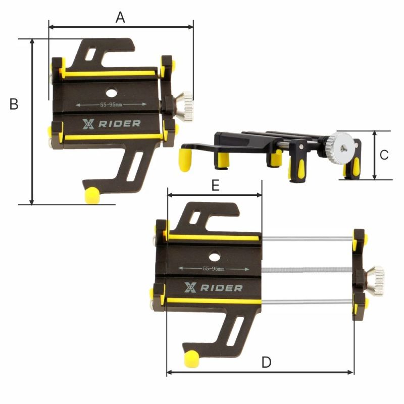 XRIDER XR00PH01 Xrider Metal Phone Holder