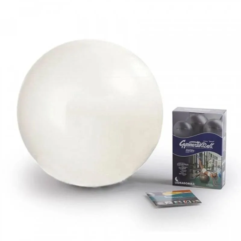 Vingrošanas bumba Original Pezzi Gymnastik Ball Maxafe 75 cm balta