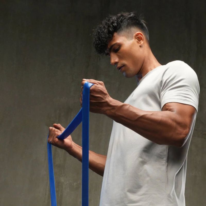 Pretestības gumija THOMS Power Band – ļoti smaga pretestība 30–79 kg ,64 × 4,5 × 2080 mm,