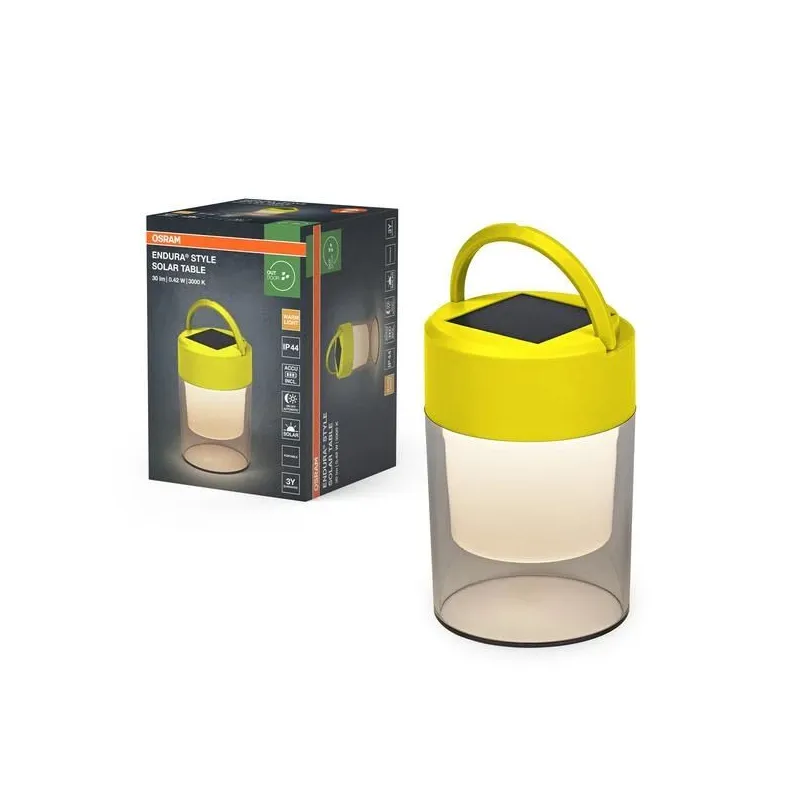 Lampa saules bateriju 0.42w ip44 dzelten