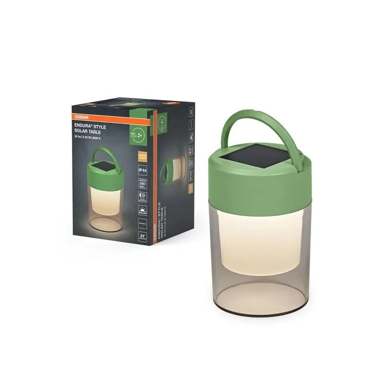 Šviestuvas saul bater 0.42w ip44 žalias