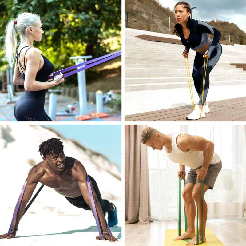 Pretestības gumija THOMS Power Band – viegla pretestība 1–10 kg ,6,4 × 4,5 × 2080 mm,