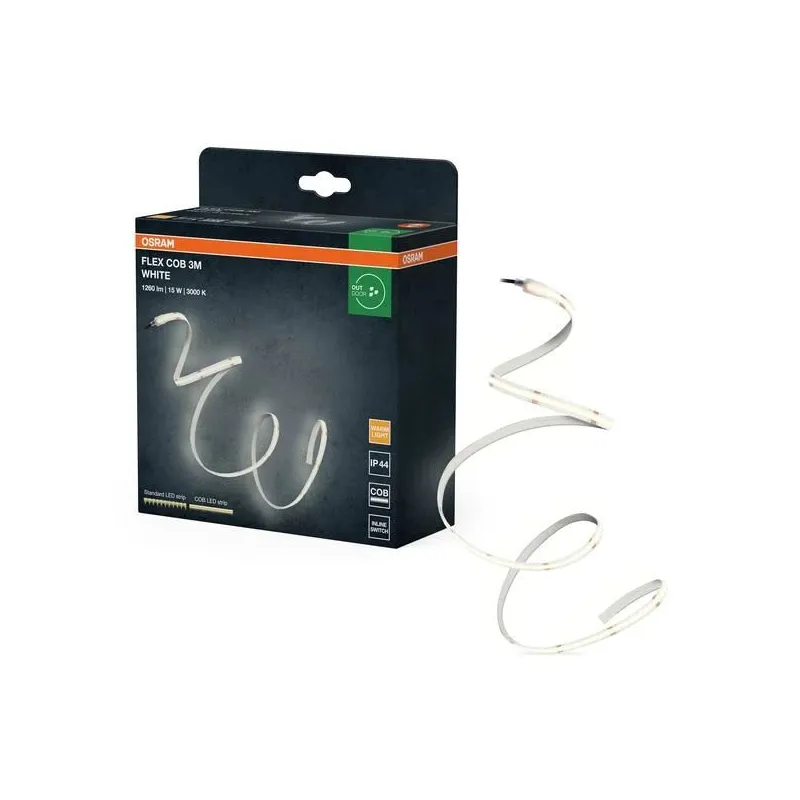 Āra led lente flexcob 15w 830ip44 3m