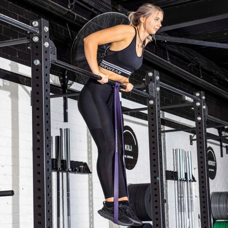 Pretestības gumija THOMS Power Band – vidēja līdz smaga pretestība 15,88–38,56 kg ,32 × 4,5 × 2080 mm,