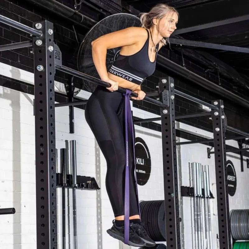 Pretestības gumija THOMS Power Band – vidēja līdz smaga pretestība 15,88–38,56 kg ,32 × 4,5 × 2080 mm,