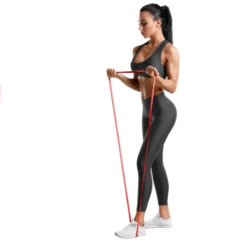 Pretestības gumija THOMS Power Band – viegla līdz vidēja pretestība 6,8–15,88 kg ,13 × 4,5 × 2080 mm,