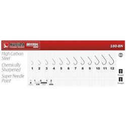 Hooks Kujira UNIVERSAL 180 Red No. 5 10 pcs