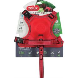 Suspenders with leashxl red