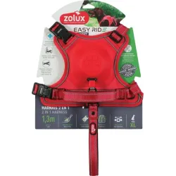 Suspenders with leashxl red