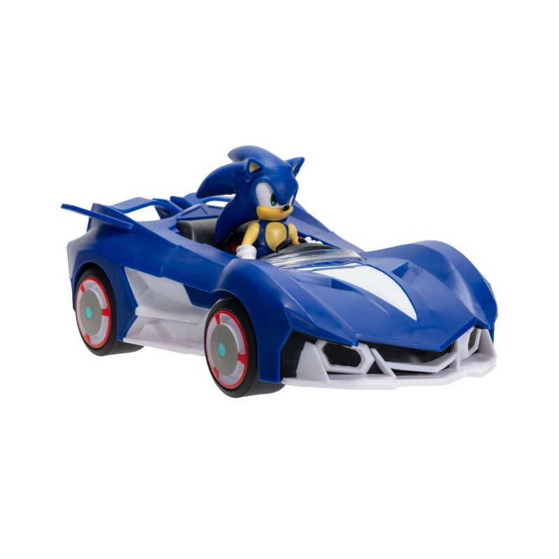 SONIC 6,5 cm figuur tagasitõmmatava autoga