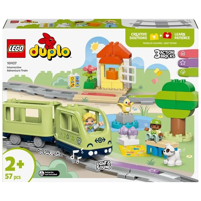 LEGO DUPLO 10427 vilciens bērniem, interaktīvs
