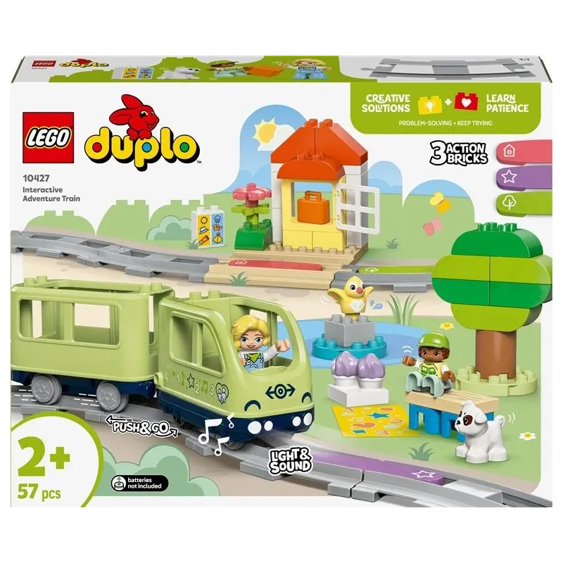 LEGO DUPLO 10427 vilciens bērniem, interaktīvs
