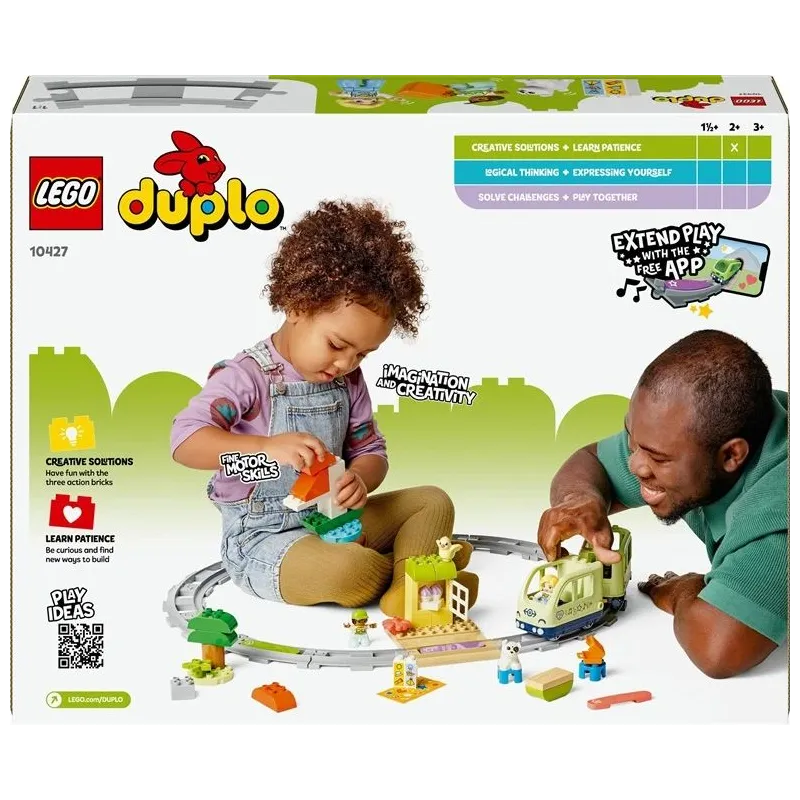 LEGO DUPLO 10427 vilciens bērniem, interaktīvs