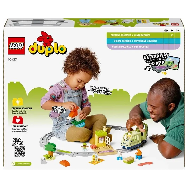 LEGO DUPLO 10427 vilciens bērniem, interaktīvs