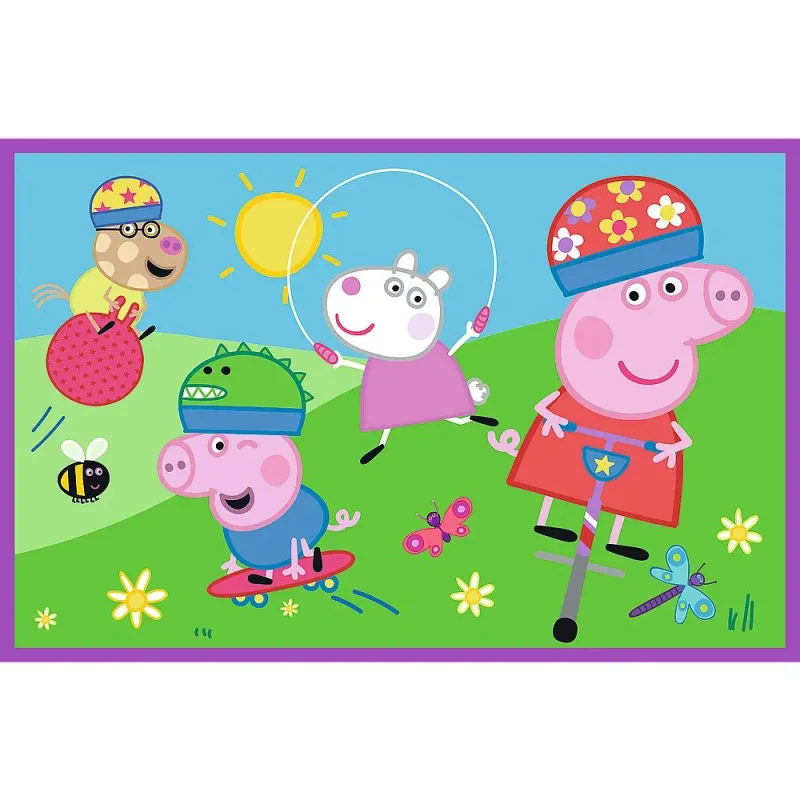 TREFL PEPPA PIG Puzļu komplekts Pepas Cūciņa, 2x24 gab.