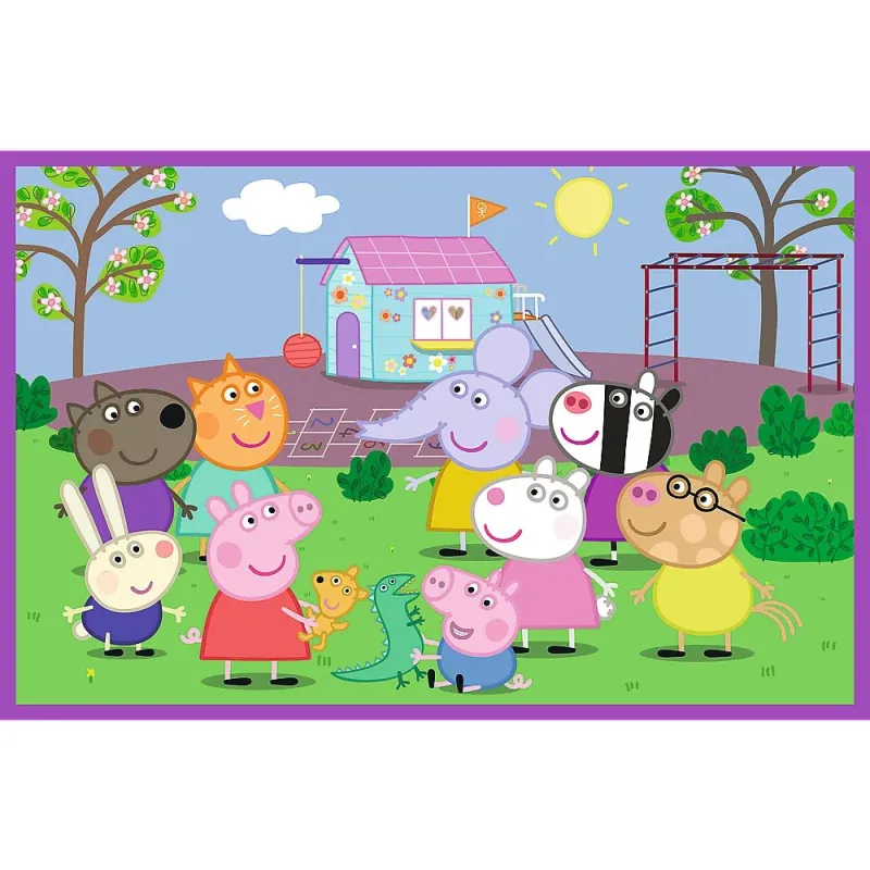 TREFL PEPPA PIG Puzļu komplekts Pepas Cūciņa, 2x24 gab.