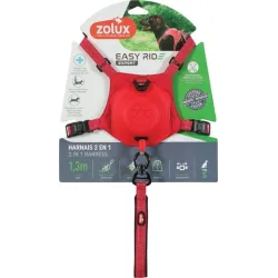 Suspenders with leash s red