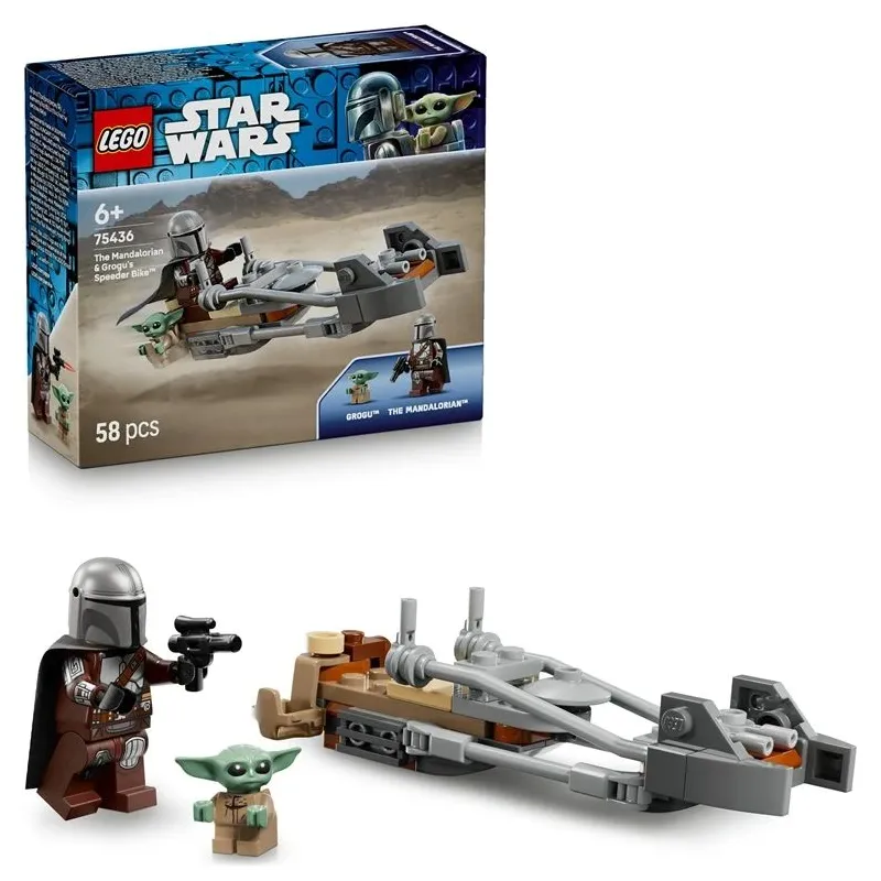 Konstruktorius LEGO Star Wars greitaeigis motociklas.58vnt