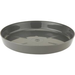 Paliktnis puķu podam 125mm, antracīts