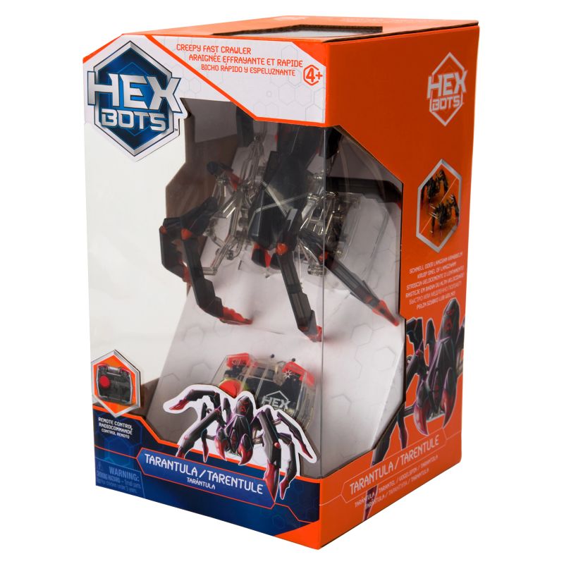 HEX BOTS interactive toy Black Widow