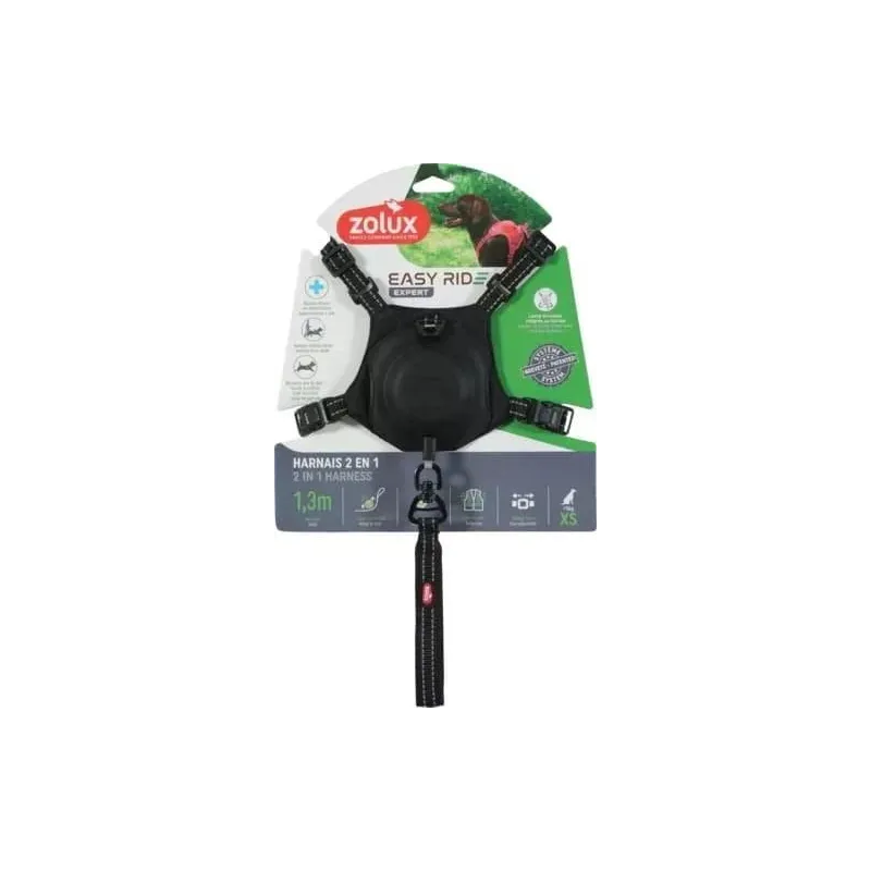 Automātiskā pavada Zolux. melna. 1.3 m