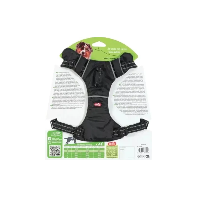 Automātiskā pavada Zolux. melna. 1.3 m