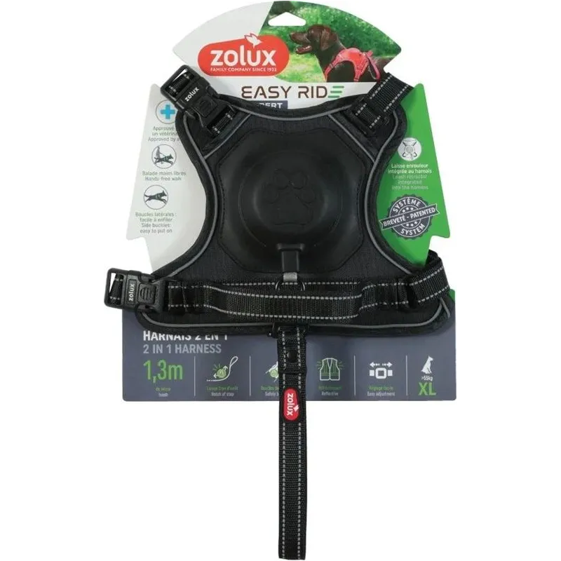 Regulējama siksna Zolux. melna. 1.3 m