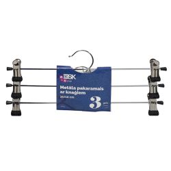 Pakaramais metāla ar knaģiem 35x10cm, 3gb