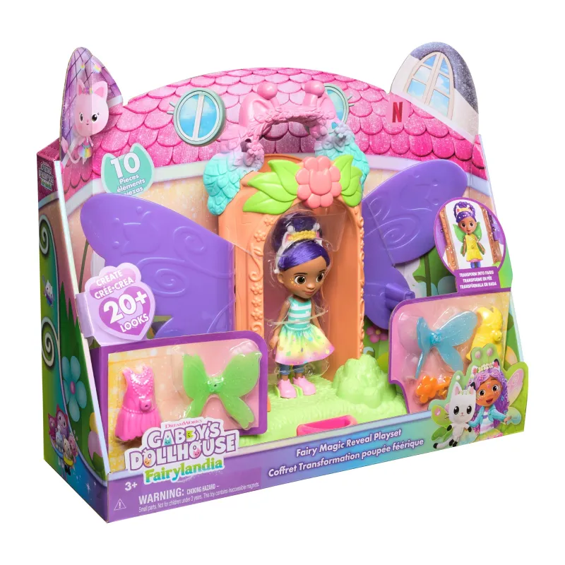 GABBY´S DOLLHOUSE Rotaļu komplekts Flutter-riffic tērpu ballīte