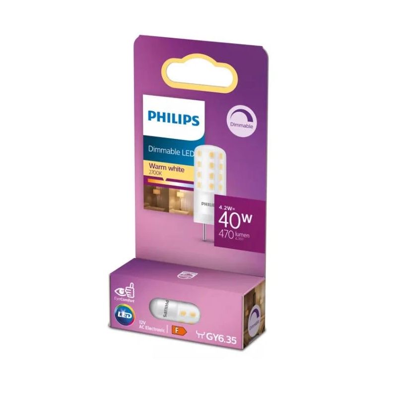 Led gy6.35 40w 2700k 470lm 12v srt6