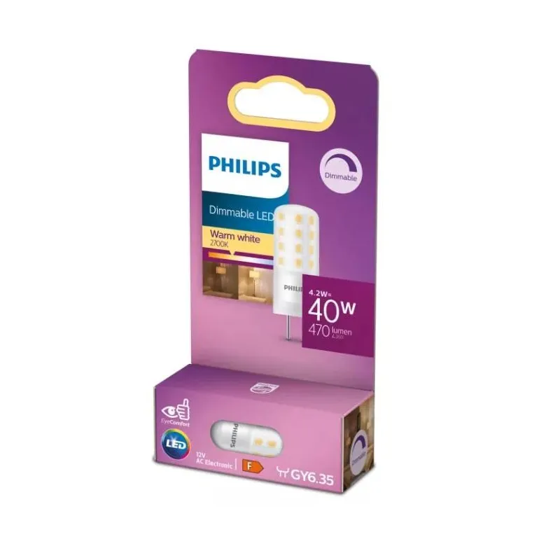 Spuldze led gy6.35 40w 2700k 470lm 12v srt6