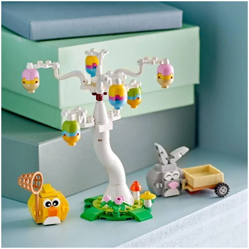 LEGO Velykų kiškio ir viščiuko margučių medžioklė 40808