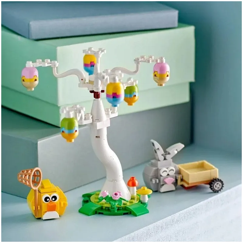 LEGO Lieldienu zaķis un cālis olu medībās 40808