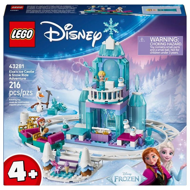 Konstruktorius LEGO Frozen Elzos ledo pilis 43281. 216 vnt.