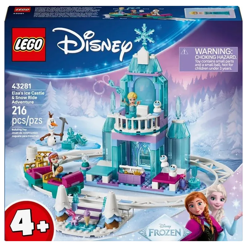 Konstr lego elsa castle snow ride 43281