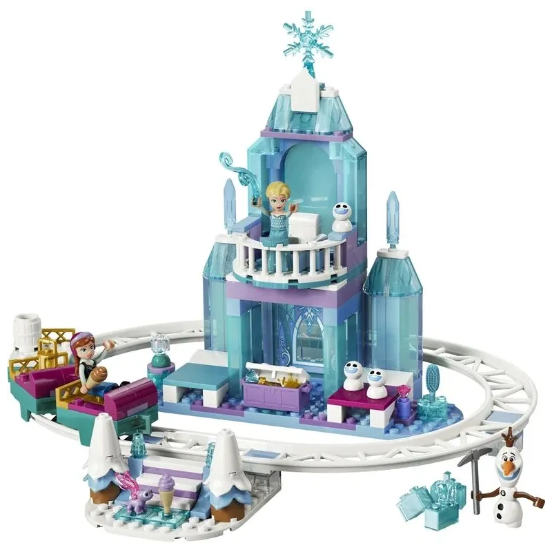 Konstr lego elsa castle snow ride 43281