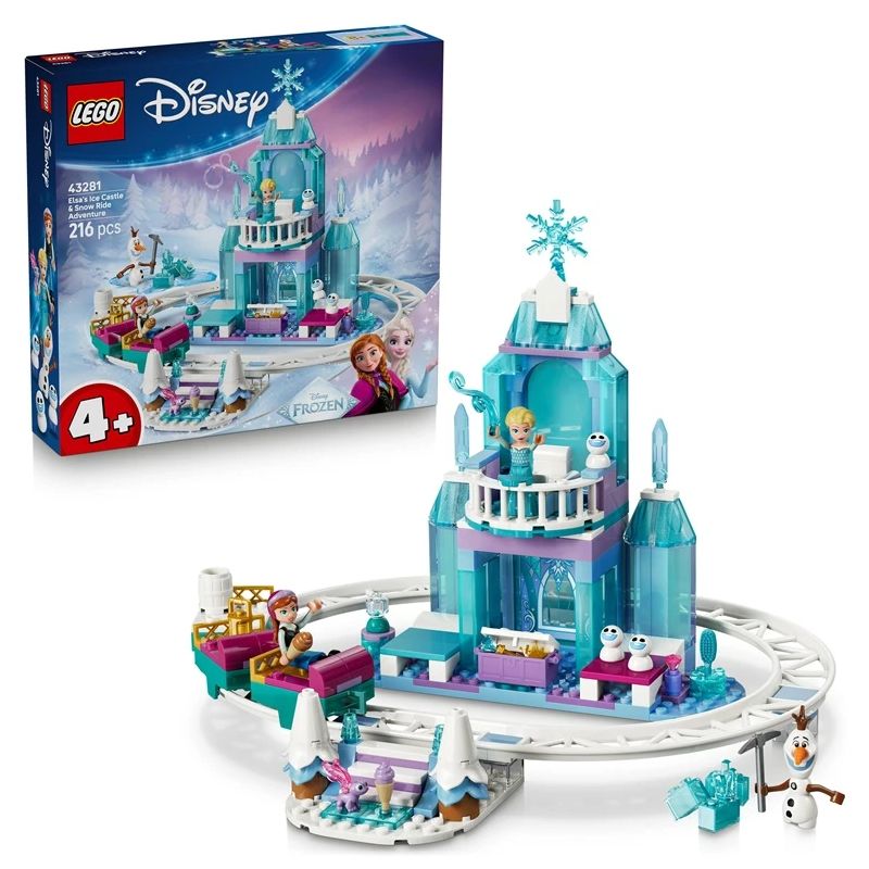 Konstruktorius LEGO Frozen Elzos ledo pilis 43281. 216 vnt.