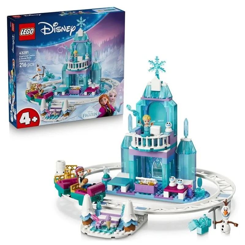 Konstruktorius LEGO Frozen Elzos ledo pilis 43281. 216 vnt.