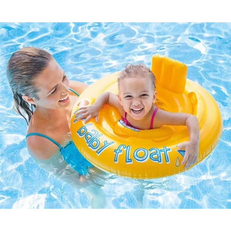 Piepūšams riņķis Intex 56585. dzeltena. 70 cm x 70 cm