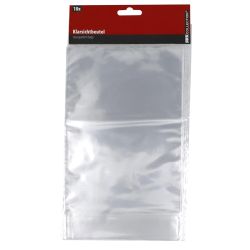 10 transparent bags 23.5x14.5cm