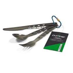 Tool kit tourist 3pcs with carabiner alu