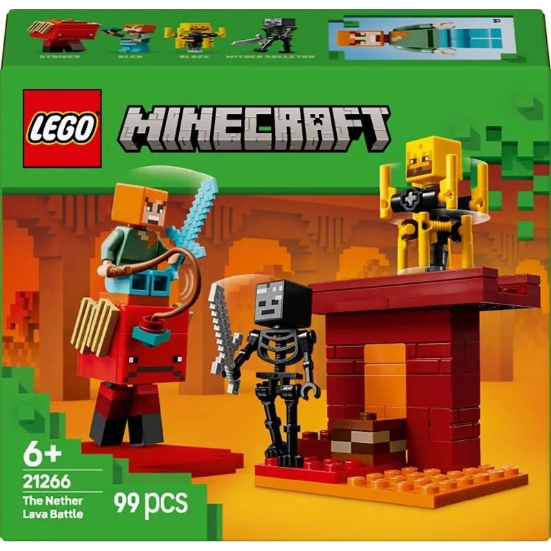 Konstruktors lego lavas cīņa 21266