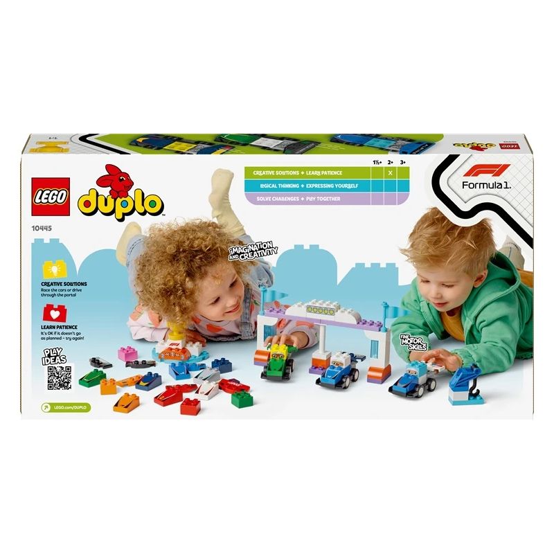 Konstruktors LEGO DUPLO Town F1Komandas sacīkšu auto