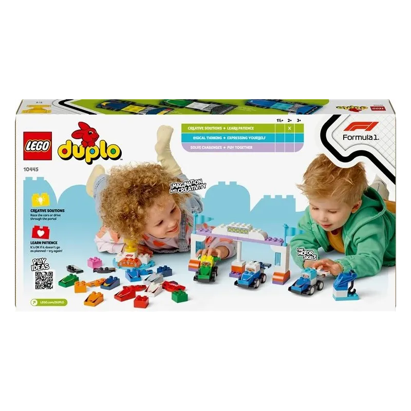 Konstruktorius LEGO DUPLO Town F1Team Race Cars