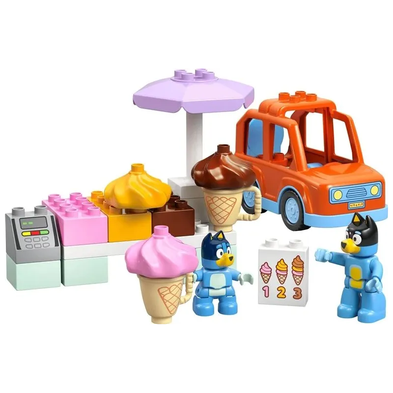 Konstruktorius LEGO DUPLO Ice Cream Trip with Bluey 10458