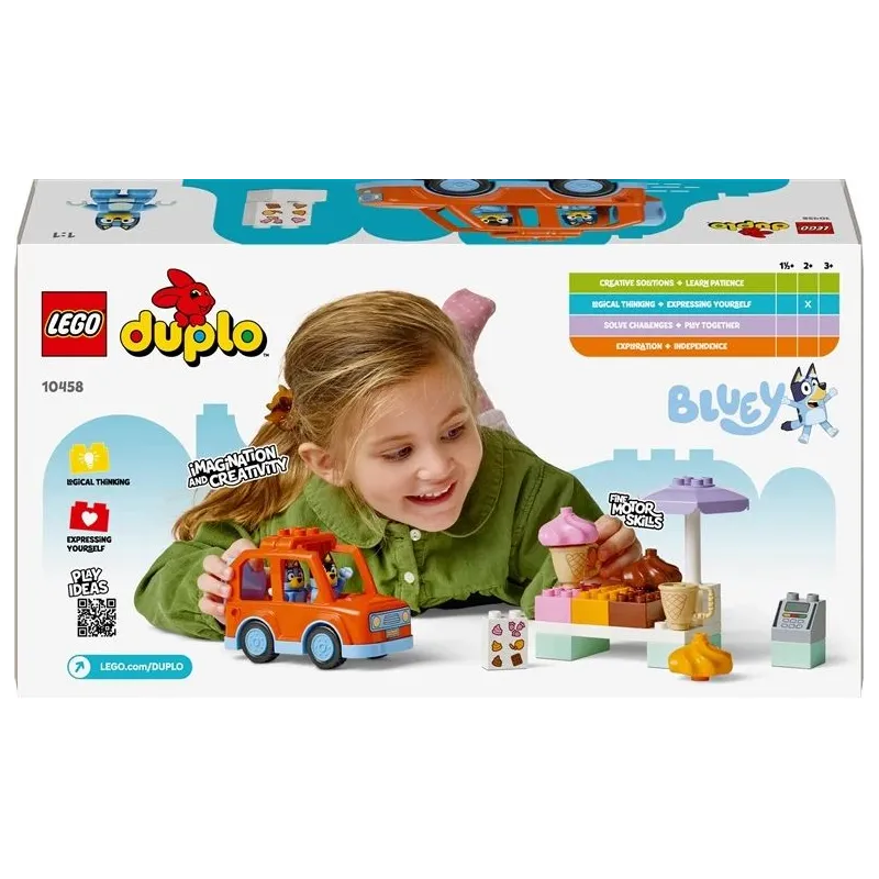 Konstruktorius LEGO DUPLO Ice Cream Trip with Bluey 10458