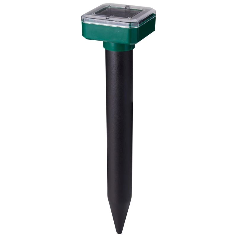 Atbaidītājs ar solāro bateriju, pret kurmjiem un pelēm