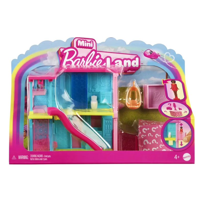 Leļļu māja Mattel Barbie Mini Land HYF44, ,krāsa-dizains tiek izvēlēts nejauši,